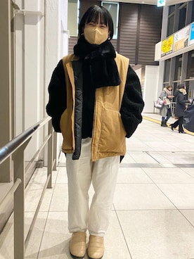 duffnnyeさん（レディース・155cm）の冬コーディネート