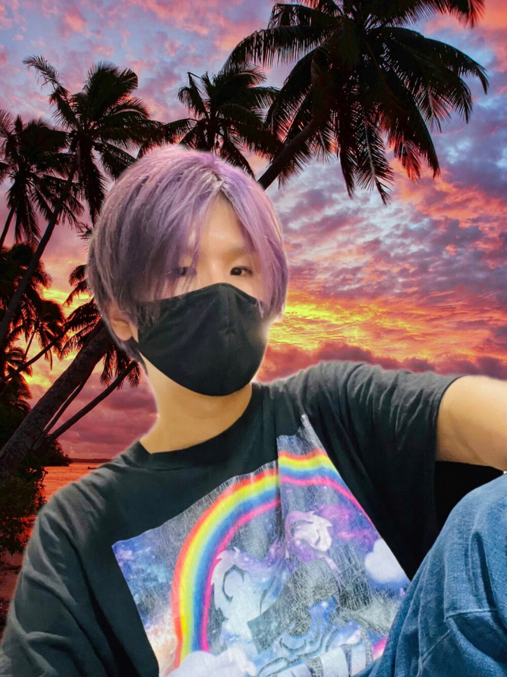「シンプル、ラフ、ビックシルエット、ゆるコーデ」｜「MILKBOYのアイテム（Tシャツ/カットソー、その他）」を使った、minoさん（メンズ・178cm）の秋コーディネートの1枚目の写真