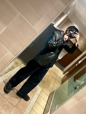 「アイテム（キーケース/キーアクセサリー）」を使った、Tenさん（メンズ・174cm）の秋コーディネート