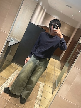 「アイテム（その他シューズ）」を使った、Tenさん（メンズ・174cm）の秋コーディネート