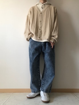 「SILVER BULLET（シルバーバレット）のアイテム（パンツ）」を使った、ユウさん（メンズ・172cm）の春コーディネート