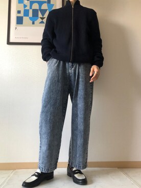 「SILVER BULLET（シルバーバレット）のアイテム（パンツ）」を使った、ユウさん（メンズ・172cm）の春コーディネート