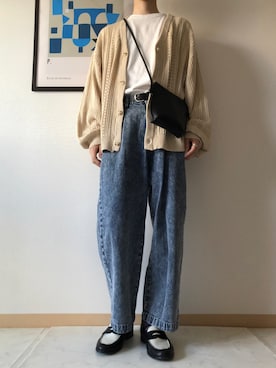 「SILVER BULLET（シルバーバレット）のアイテム（パンツ）」を使った、ユウさん（メンズ・172cm）の春コーディネート