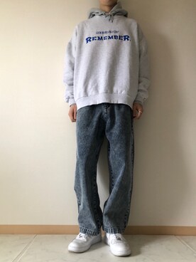 「SILVER BULLET（シルバーバレット）のアイテム（パンツ）」を使った、ユウさん（メンズ・172cm）の春コーディネート
