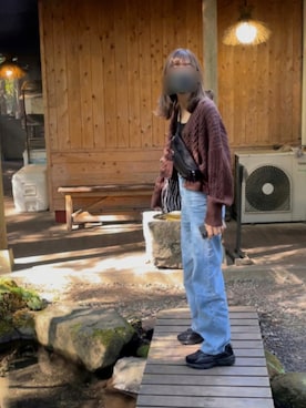 「アイテム（キャミソール）」を使った、ぎうにうさん（レディース・169cm）の秋コーディネート