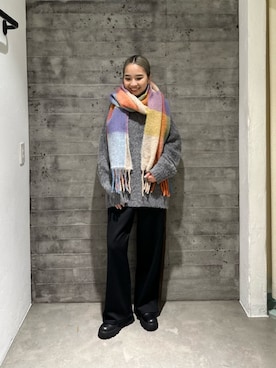 「パーソナルカラー_WINTER」｜石田（ishida）さん（レディース・158cm）の冬コーディネート