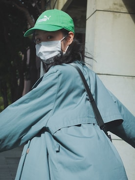 「PUMA（プーマ）のアイテム（キャップ）」を使った、BaoBaoさん（レディース・158cm）の秋コーディネート