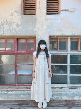 「VEJAS（ヴェジャス）のアイテム」を使った、Irisさん（レディース・156cm）の秋コーディネート