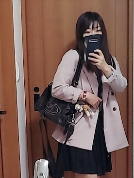 「GRL（グレイル）のアイテム（テーラードジャケット）」を使った、ゆきさん（レディース・154cm）の春コーディネート