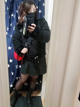 「WEGO（ウィゴー）のアイテム（その他アウター）」を使った、ゆきさん（レディース・154cm）の春コーディネート