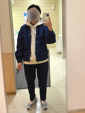 「JOURNAL STANDARD relume（ジャーナルスタンダード　レリューム）のアイテム（デニムジャケット）」を使った、FLさん（メンズ・178cm）の冬コーディネート