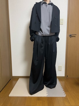 「アイテム（テーラードジャケット）」を使った、たけちゃんさん（メンズ・167cm）の秋コーディネート