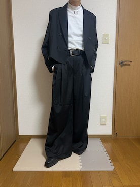 「アイテム（テーラードジャケット）」を使った、たけちゃんさん（メンズ・167cm）の秋コーディネート