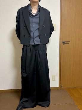 「アイテム（テーラードジャケット）」を使った、たけちゃんさん（メンズ・167cm・30代）の秋コーディネート