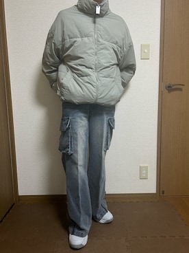 「アイテム（ダウンジャケット/コート）」を使った、たけちゃんさん（メンズ・167cm・30代）の秋コーディネート