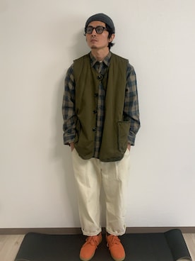 「Naughty（ノーティー）のアイテム」を使った、いささん（メンズ・170cm）の冬コーディネート