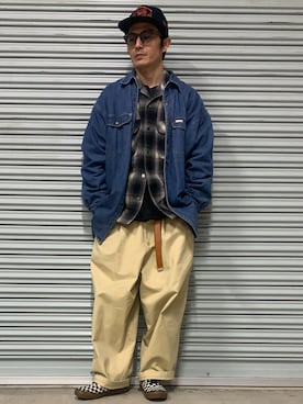 いささん（メンズ・170cm）の春コーディネート