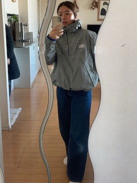 「UMBRO（アンブロ）のアイテム」を使った、ricoさん（レディース・159cm）の春コーディネート