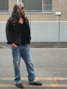 「アイテム（ミリタリージャケット）」を使った、YKさん（メンズ・175cm）の秋コーディネート