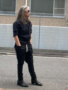「アイテム（ブーツ）」を使った、YKさん（メンズ・175cm・50代）の夏コーディネート