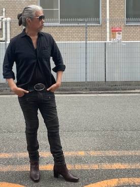 「アイテム（パンツ）」を使った、YKさん（メンズ・175cm・50代）の秋コーディネート