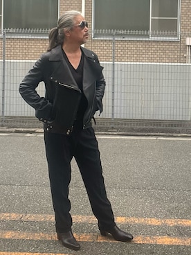 「アイテム（パンツ）」を使った、YKさん（メンズ・175cm・50代）の秋コーディネート