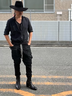 「アイテム（カーゴパンツ）」を使った、YKさん（メンズ・175cm・50代）の秋コーディネート