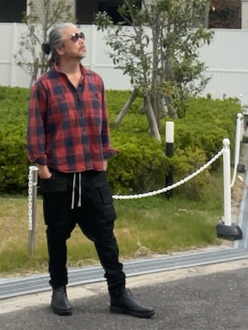 「アイテム（パンツ）」を使った、YKさん（メンズ・175cm・50代）の秋コーディネート