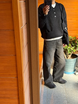 「メンズファッション」｜J1869さん（メンズ・164cm）の冬コーディネート