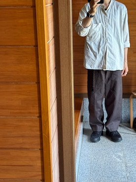 「アイテム（ベルト）」を使った、J1869さん（メンズ・164cm）の夏コーディネート