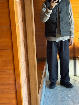 「MARGARET HOWELL（マーガレットハウエル）のアイテム」を使った、J1869さん（メンズ・164cm）の秋コーディネート