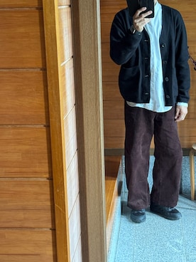 「MARGARET HOWELL（マーガレットハウエル）のアイテム」を使った、J1869さん（メンズ・164cm）の秋コーディネート