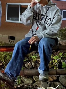 NAUTICA/ノーティカ Arch Logo Sweat Hoodie/アーチロゴスウェット ...