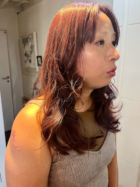 「H&M（エイチ・アンド・エム）のアイテム（トップス）」を使った、Mitsueさん（レディース・169cm）の夏コーディネート