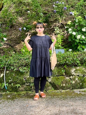 「coca（coca）（コカ）のアイテム」を使った、光恵さん（レディース・169cm）の夏コーディネート