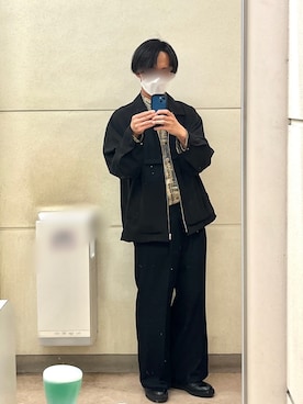「RAGEBLUE（レイジブルー）のアイテム（ブルゾン）」を使った、araneさん（メンズ・173cm）の春コーディネート