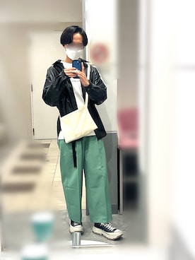 「LUCY（ルーシー）のアイテム」を使った、araneさん（メンズ・173cm）の春コーディネート