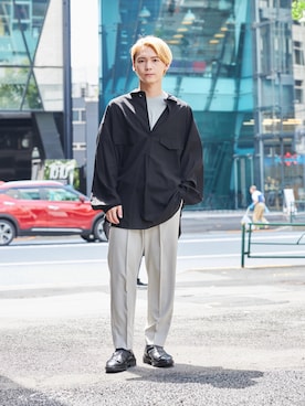 Tsubasa Abeさん（メンズ・171cm）の夏コーディネート