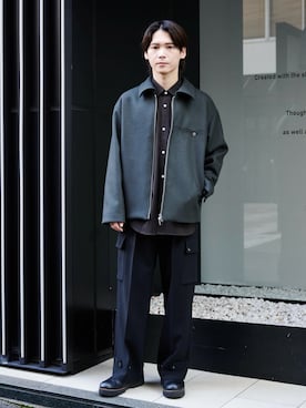 Tsubasa Abeさん（メンズ・171cm）の秋コーディネート