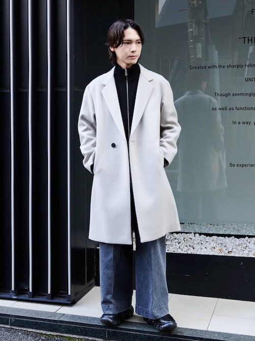 PUBLIC TOKYO パブリックトウキョウ　極ダブルチェスターコート PUBLIC TOKYO（パブリックトウキョウ）の「スーパー140'sウール