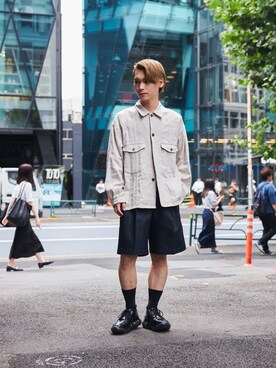 Tsubasa Abeさん(メンズ・171cm)の夏コーディネート