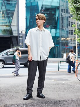 Tsubasa Abeさん(メンズ・171cm)の夏コーディネート