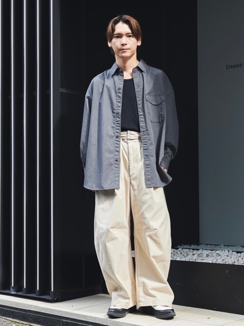 SHIOTA ベルトツイストワイド（デニムパンツ）｜PUBLIC TOKYO