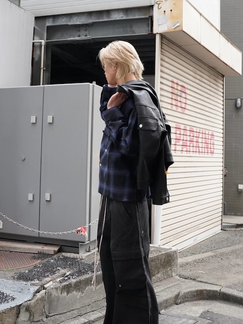 WEB&DEPOT限定】DankeSchon/ダンケシェーン/ST TWILL FLARE CARGO