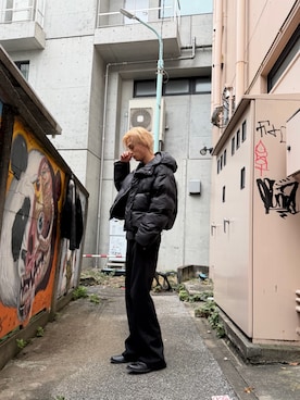 蓮さん（メンズ・183cm）の秋コーディネート