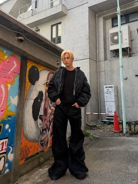 蓮さん（メンズ・183cm）の秋コーディネート