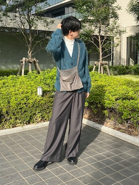 「アイテム（その他トップス）」を使った、takumi さん（メンズ・177cm）の秋コーディネート