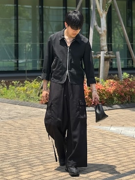 「アイテム（その他アウター）」を使った、takumi さん（メンズ・177cm）の夏コーディネート