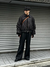 seyto（セイト）の「Jacquard cut out gather blouson