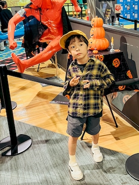 「Birthday（バースデイ）のアイテム」を使った、KAI ⠒̫⃝CHIさん（キッズ・120cm）の秋コーディネート
